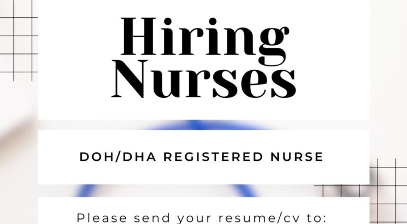 Gulf Job Vacancies 2025: Immediate Hiring for DOH/DHA Registered Nurses in UAE | Apply Now