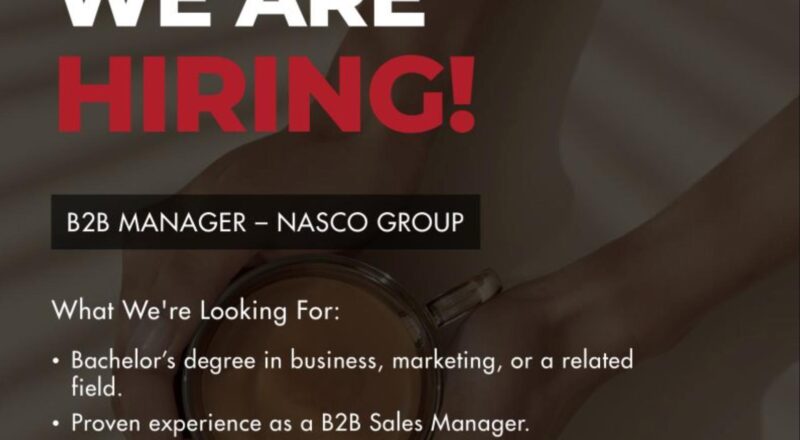 Top Kuwait Job Opportunities 2025: Apply Now for B2B Sales Roles at NASCO Group