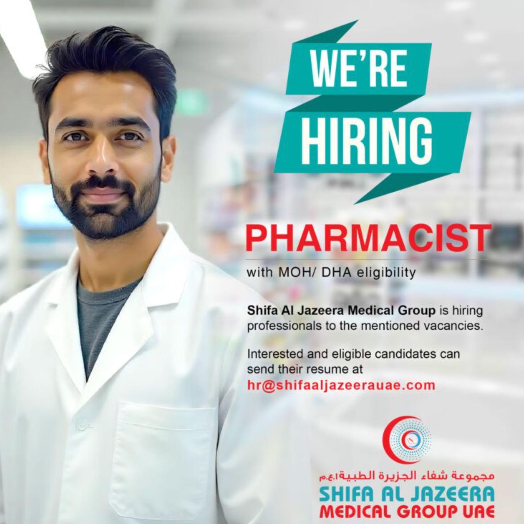 Overseas Job Vacancy Updates 2025: Latest Healthcare Jobs at Shifa Al Jazeera Medical Group UAE