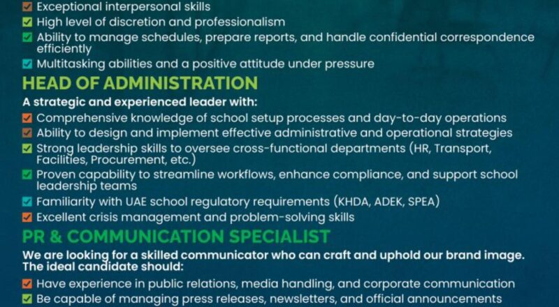 Top Dubai Employment Opportunity 2025 – Join the Corporate Team at Woodlem Education