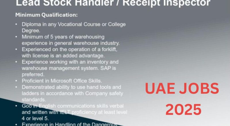 Foreign Job Placement 2025 – Dulsco UAE Hiring Rewarding Roles in Warehousing & Logistics Now