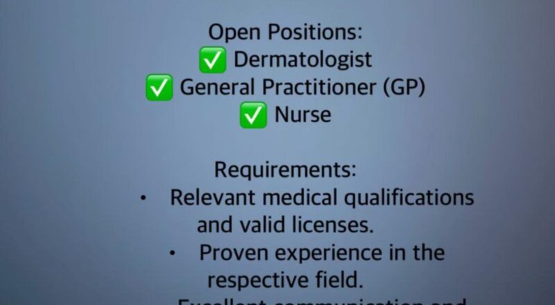 Dubai Employment Opportunity 2025: Join Bato Clinic’s Expanding Medical Team | Apply Now