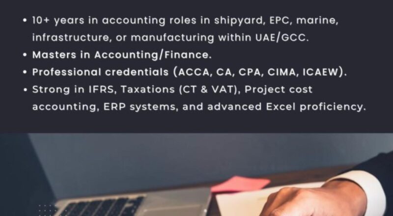 Overseas Job Vacancy Updates 2025: Senior Accountant Role at Ocean Oilfield UAE | Apply Now