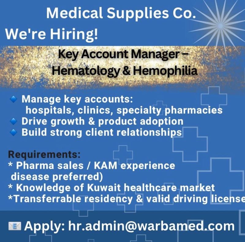 📍 Warba Medical Supplies Company Jobs in Kuwait | Apply Today