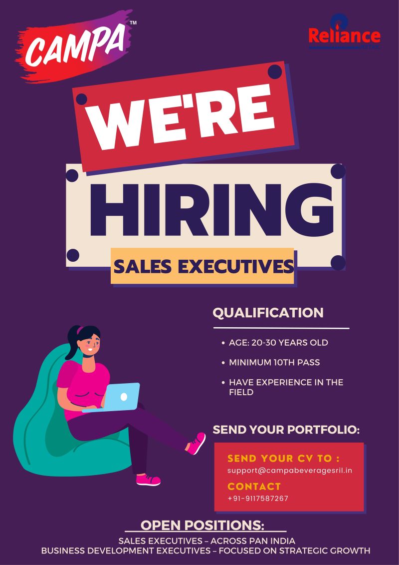 Thrilling Campa Cola Job Vacancies Posting โ PAN India Roles