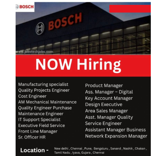 Bosch Job Vacancies
