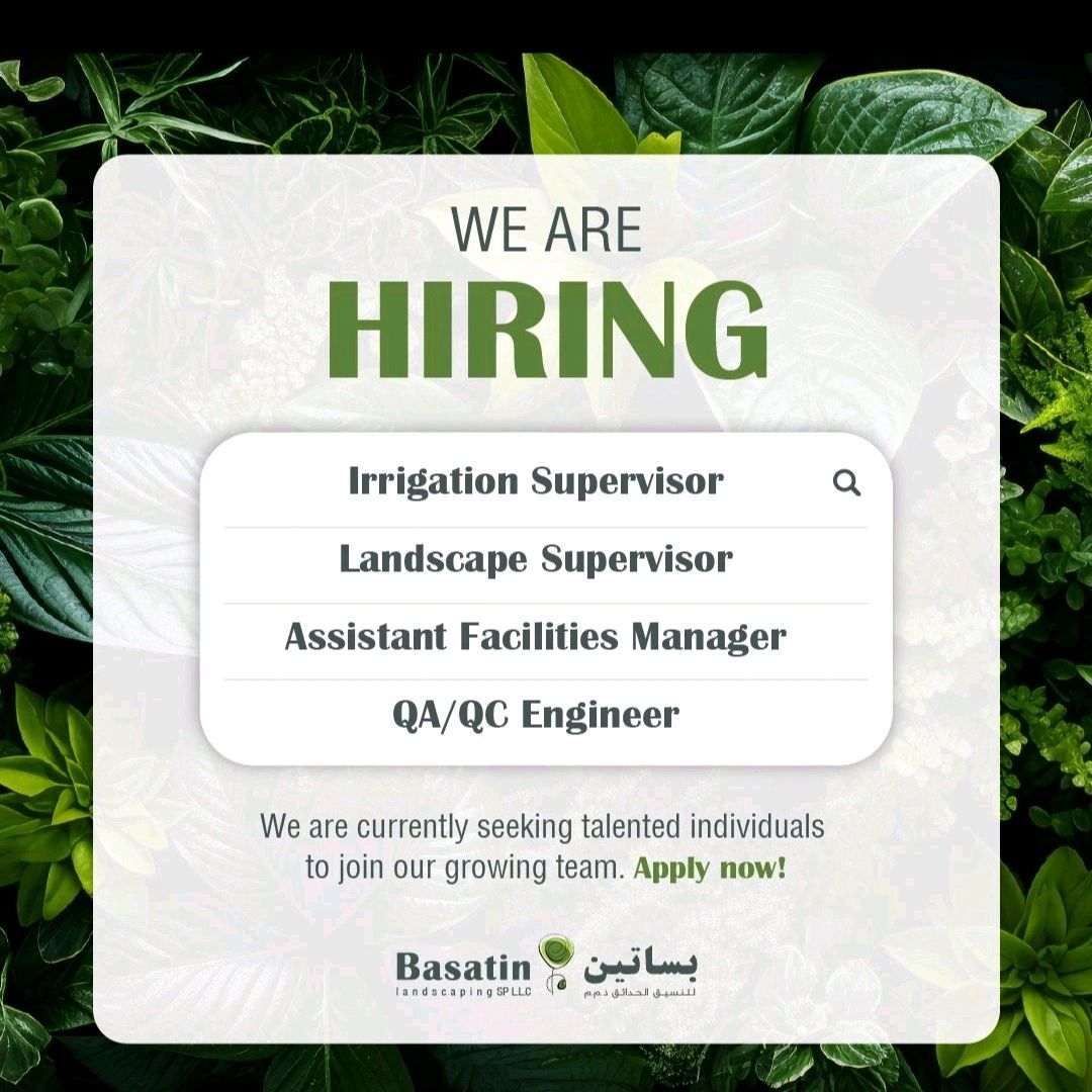 π Exciting Job Opportunities at Basatin Landscaping in UAE β Apply Now 2025!