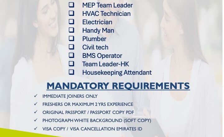 📍EFS Facilities Services Walk-In Interview in Dubai – July 7, 2025