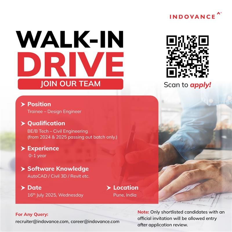 Excellent Indovance Trainee Job Vacancies 2025 at Pune
