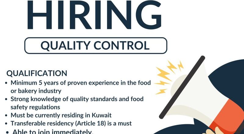 🎯 The United Food Group Quality Control Jobs Kuwait 2025: Apply Now!