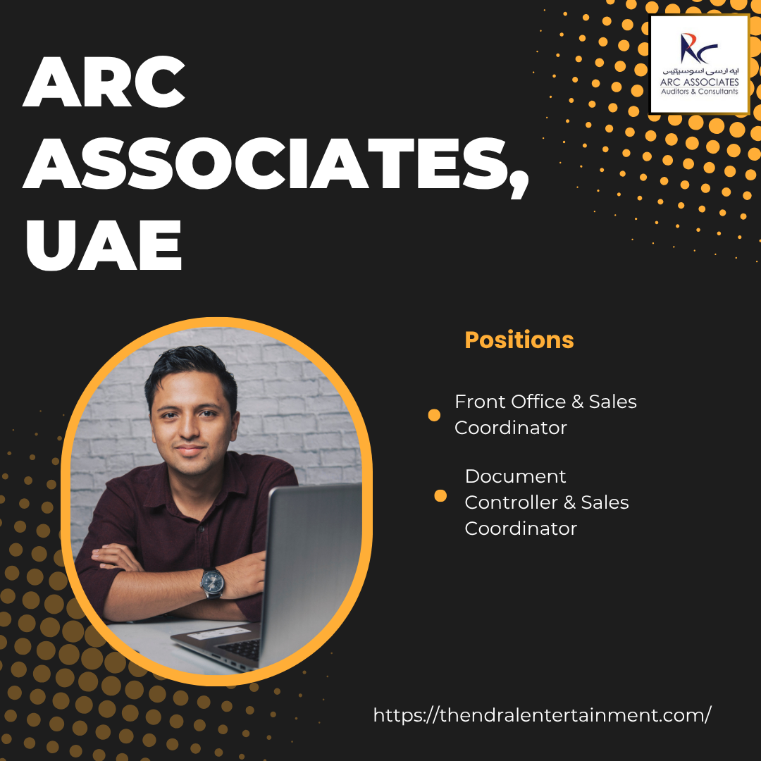🌟 Amazing Opportunity at ARC Associates Sales & Admin Coordinator Job Vacancy in United Arab Emirates – Apply Today!