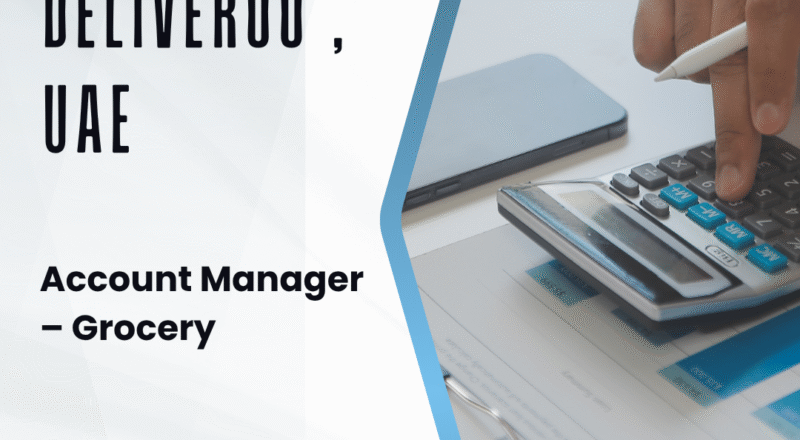 Deliveroo Account Manager – Grocery Vacancy United Arab Emirates