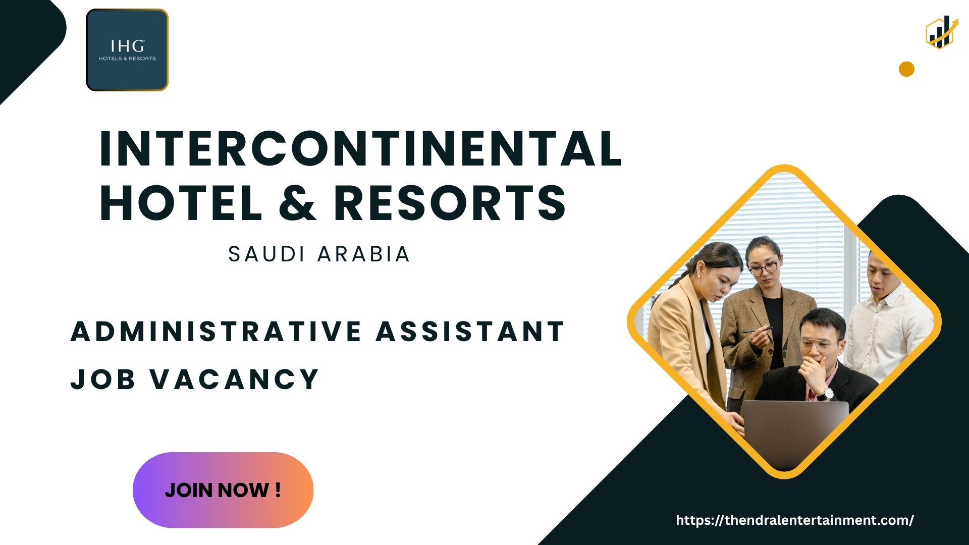 InterContinental’s Administrative Assistant Vacancy