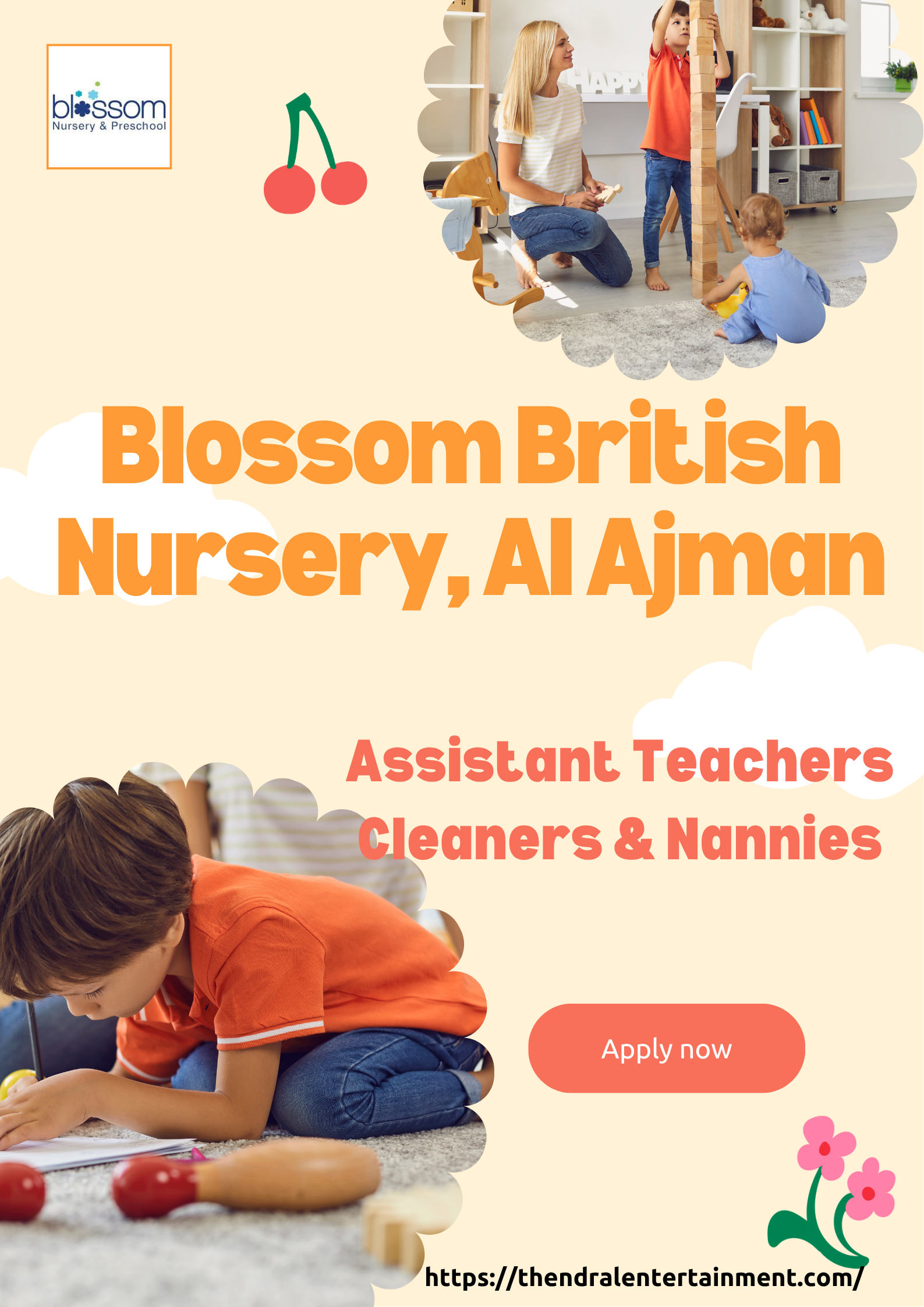 π Blossom British Nursery Job Vacancies in Al Jurf 1 Ajman β Walk-In on 1st Aug 2025