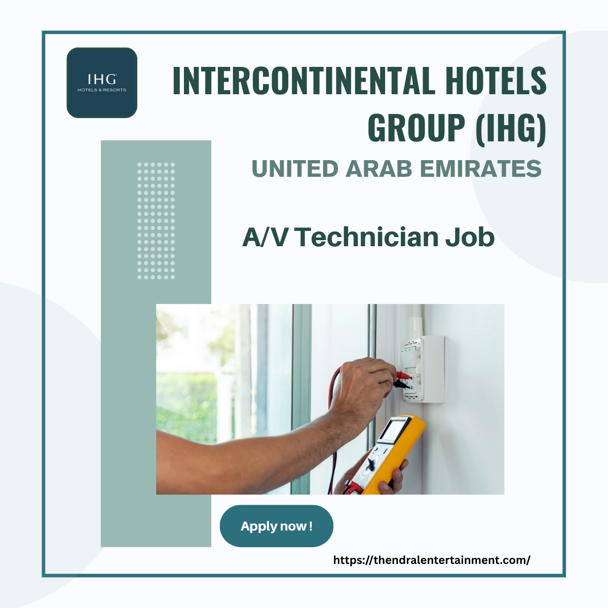 A/V Technician Job in Abu Dhabi โ InterContinental IHG Careers