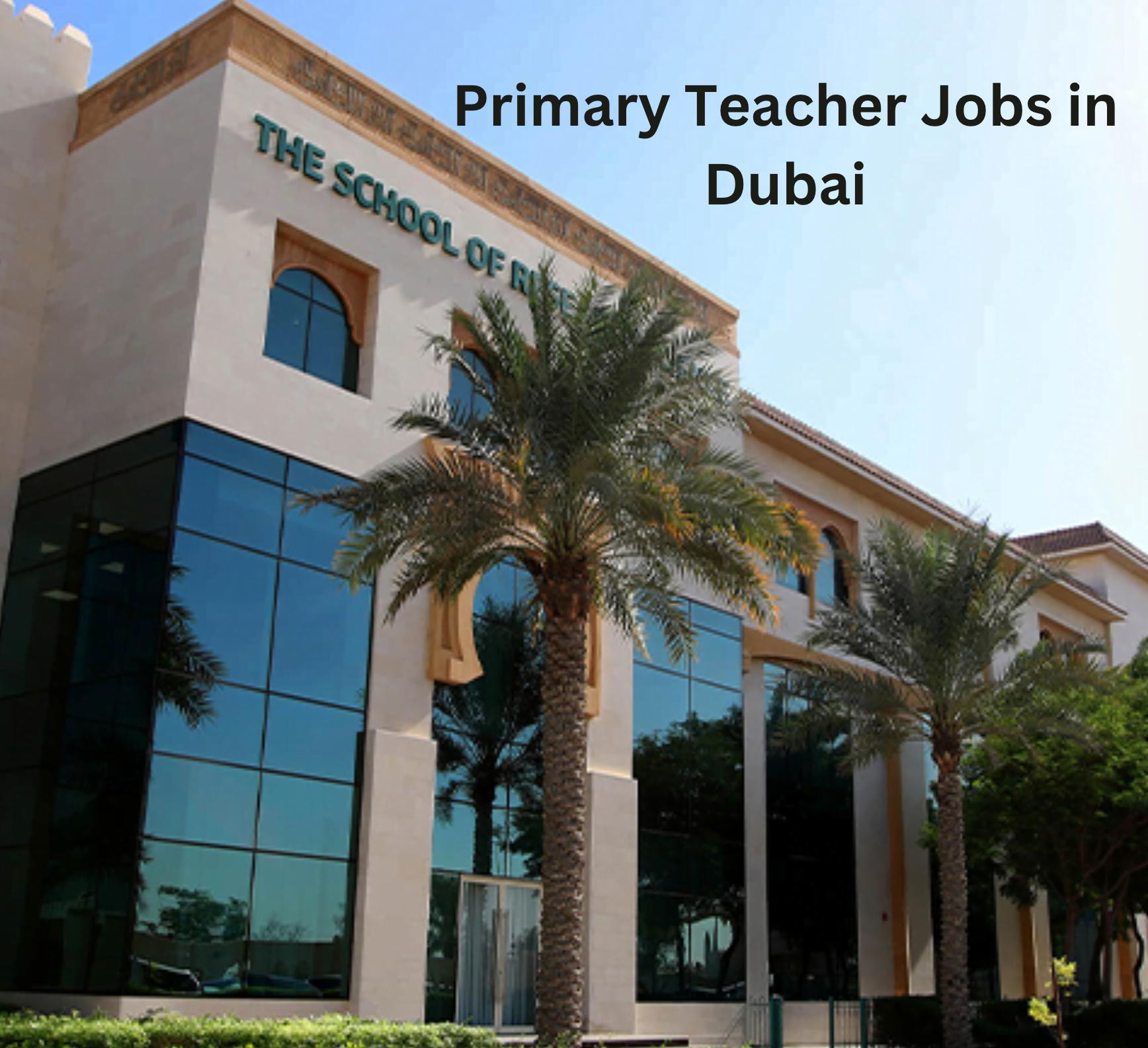 Primary Teacher Jobs in Dubai at SRS Dubai – Exciting Teaching Opportunities Await in 2025