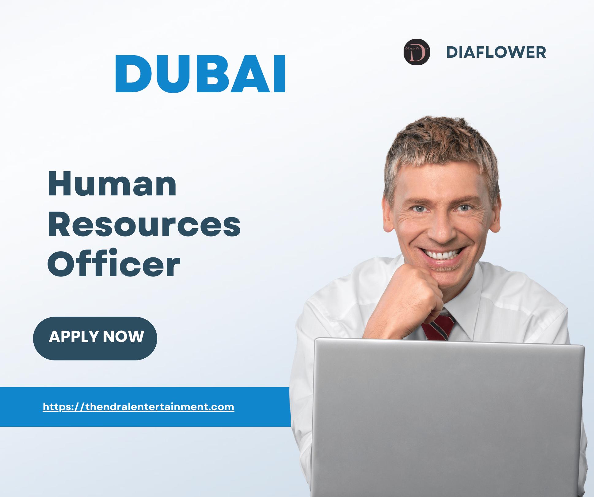 Dubai Recruitment Jobs 2025 – Apply Now for HR Officer Role at Diaflower in City Walk
