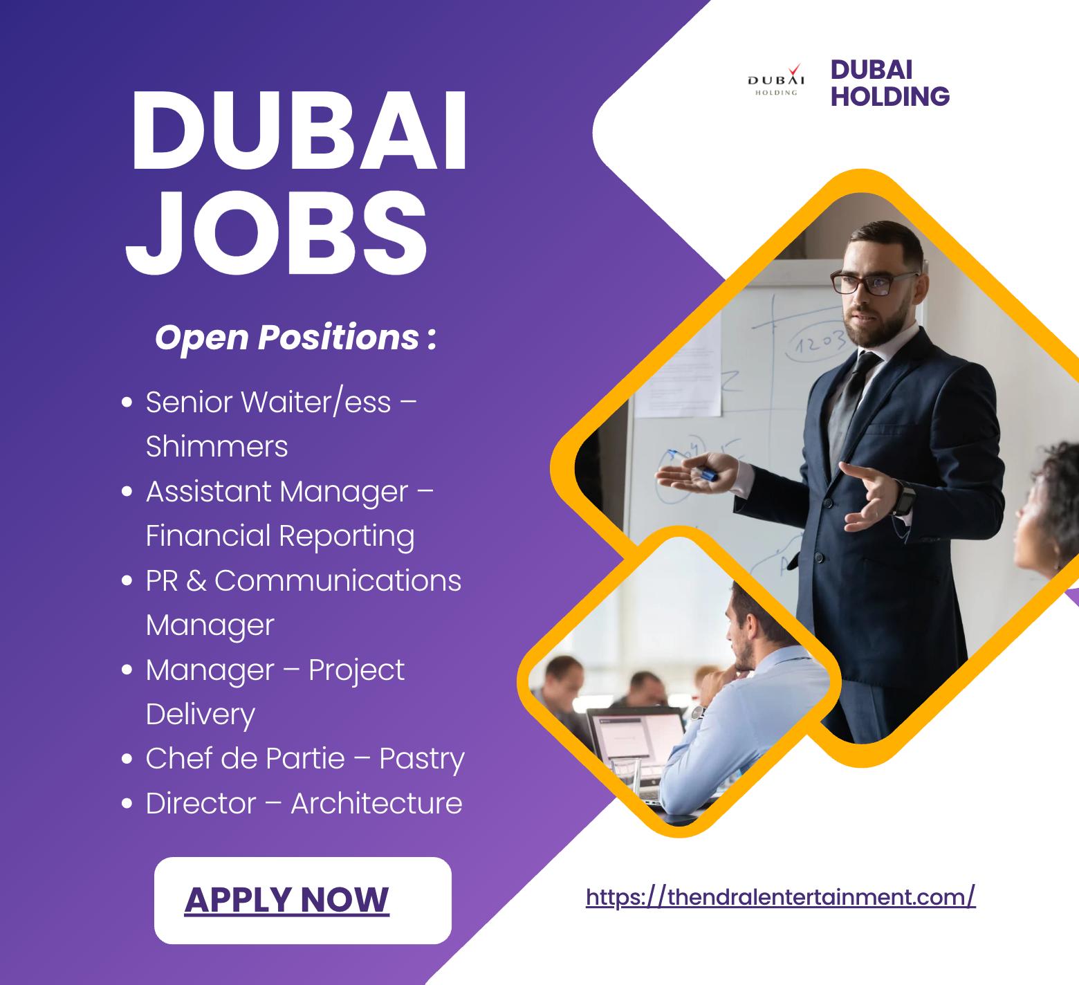 Dubai Holding Careers UAE 2025 – 100+ Prestigious Roles Open Now 