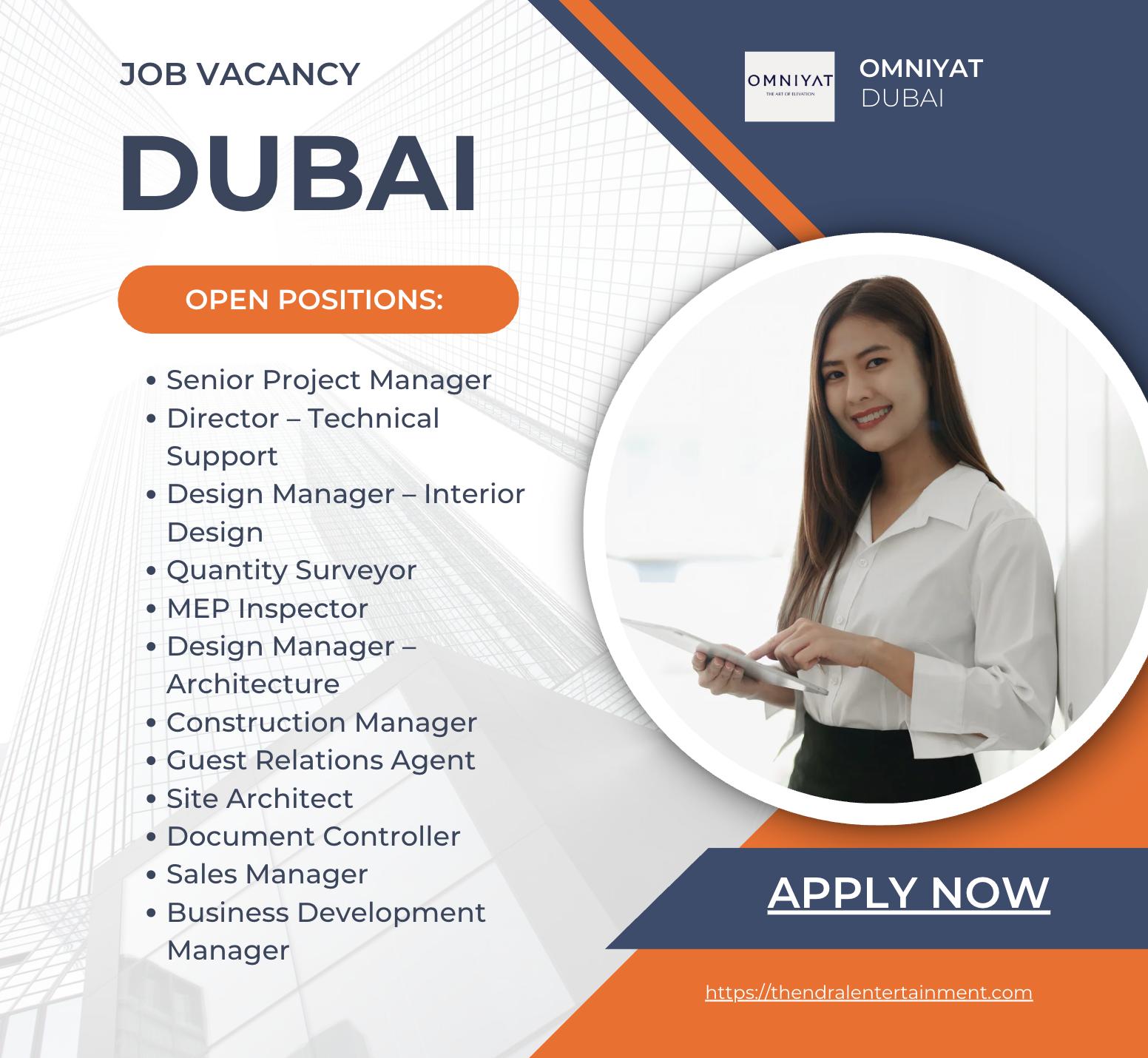 Omniyat Careers Dubai 2025 – Elevate Your Future with Luxury Design & Development Jobs