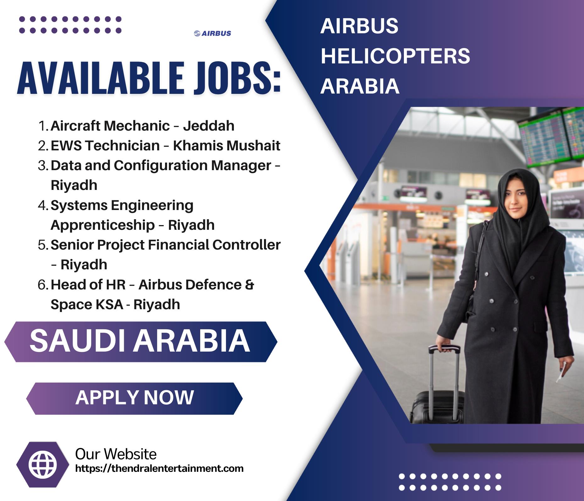 Airbus Saudi Arabia Careers 2025 – High Growth Aviation Jobs Now Open in Jeddah, Riyadh & Khamis Mushait