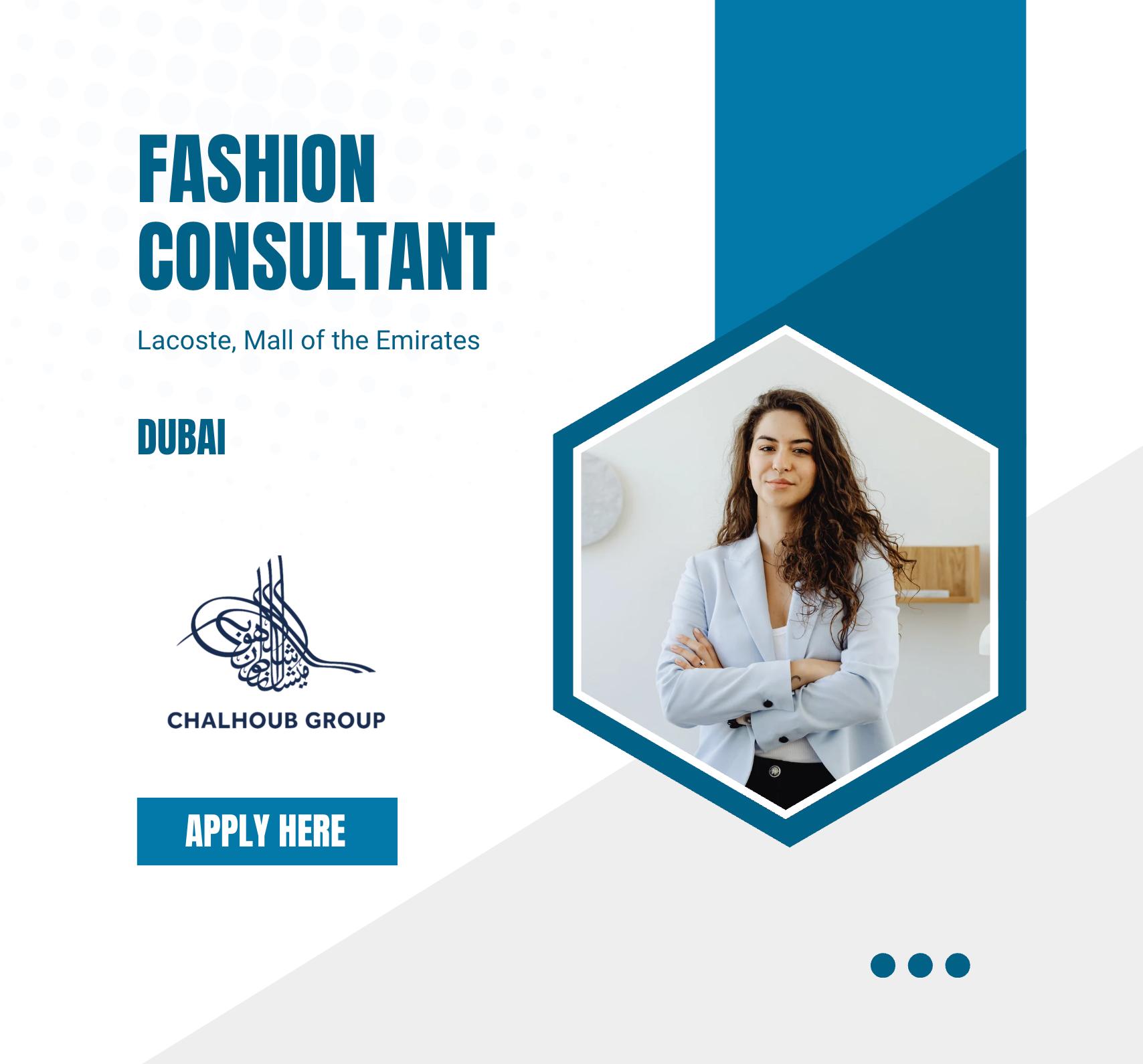 Dubai Fashion Consultant Jobs 2025 – Join Lacoste at Mall of the Emirates (Emiratisation Role)