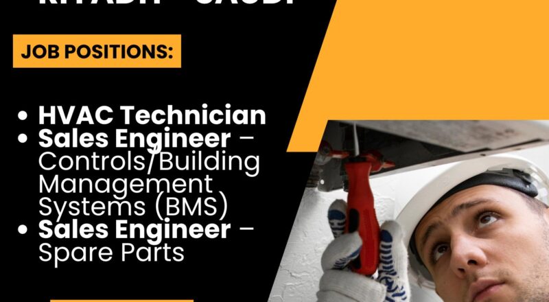 Riyadh Engineering Jobs 2025 – Join Carrier for HVAC, Sales & Technical Roles in Saudi Arabia Now
