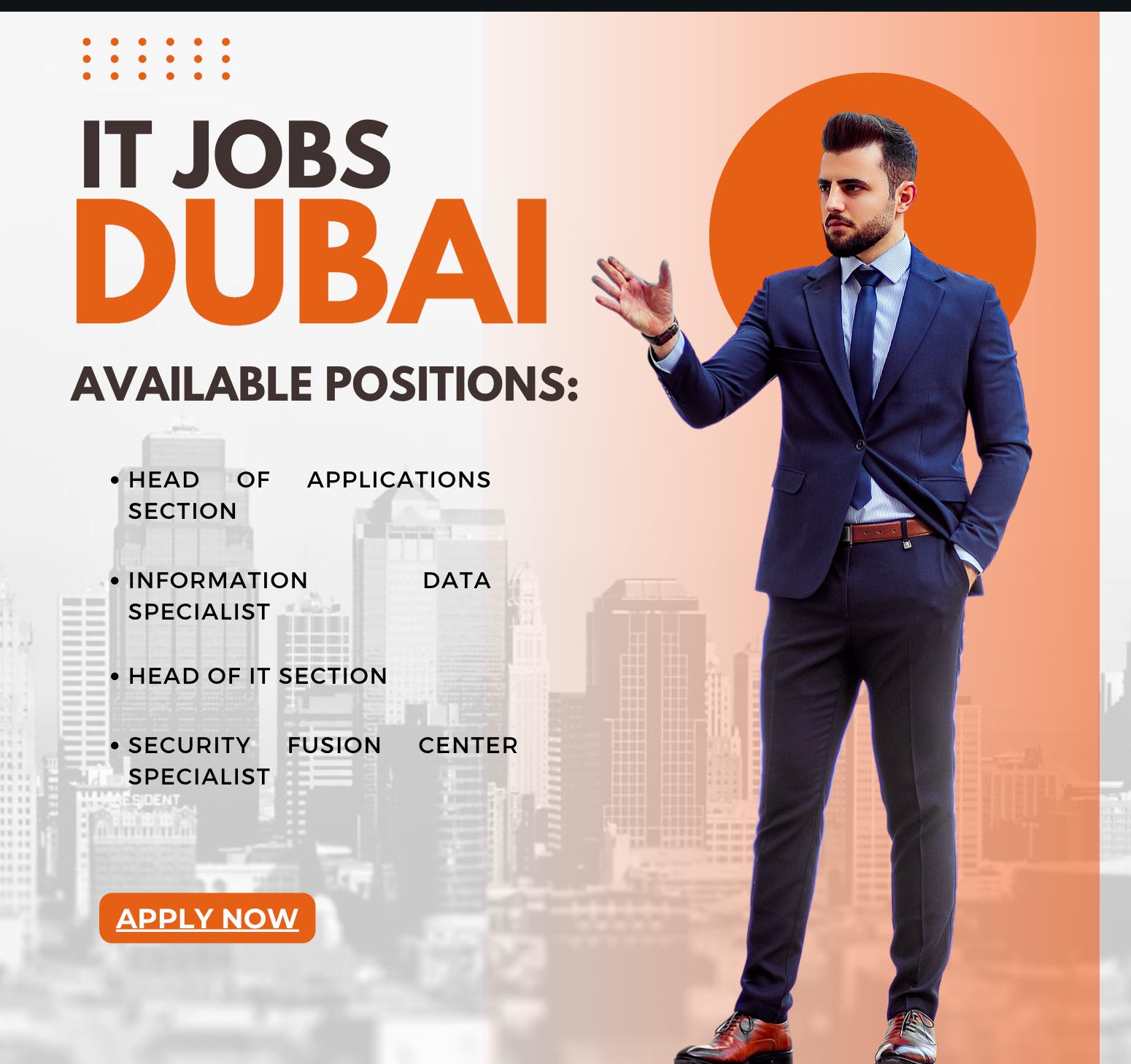 Dubai Government Jobs 2025 – High Paying IT Careers You Shouldn’t Miss! Apply Now
