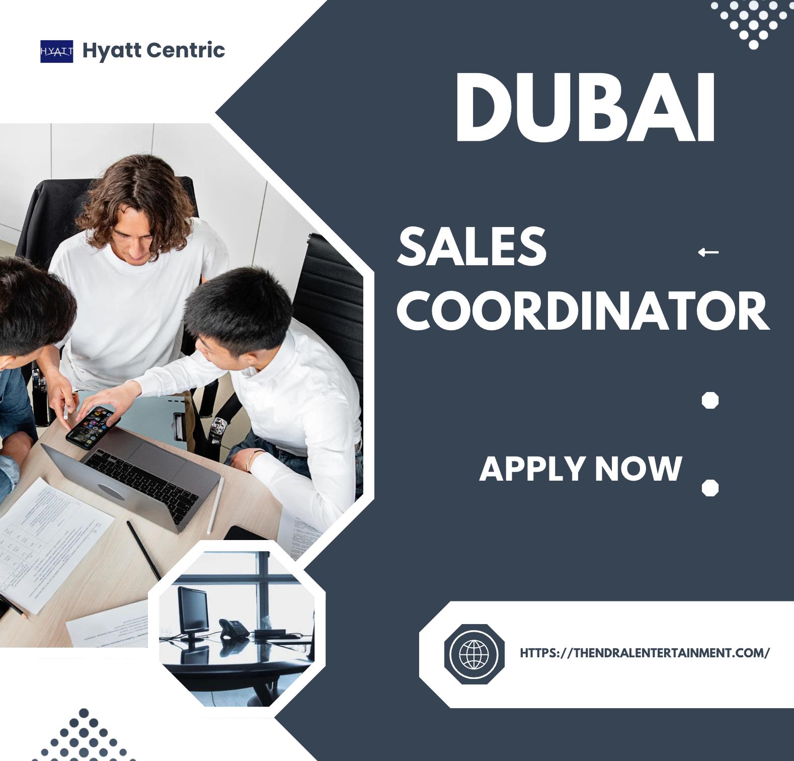 Sales Coordinator Jobs Dubai 2025 – Join Hyatt Centric Jumeirah’s High-Performing Sales Team Now