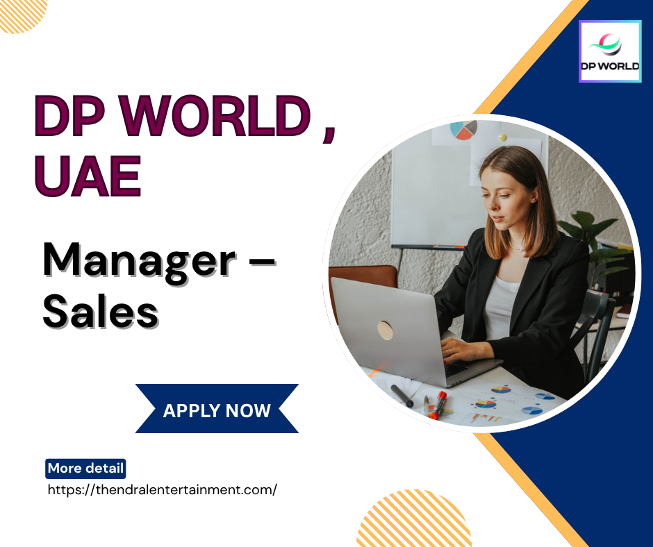 DP World Manager Sales Job Vacancy in United Arab Emirates