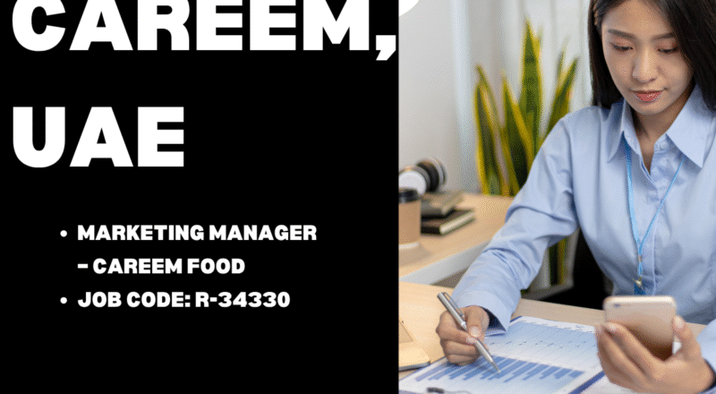 Careem Marketing Manager Job Vacancy