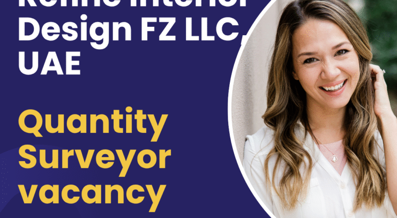 Refine Interior Design Quantity Surveyor Vacancy in United Arab Emirates