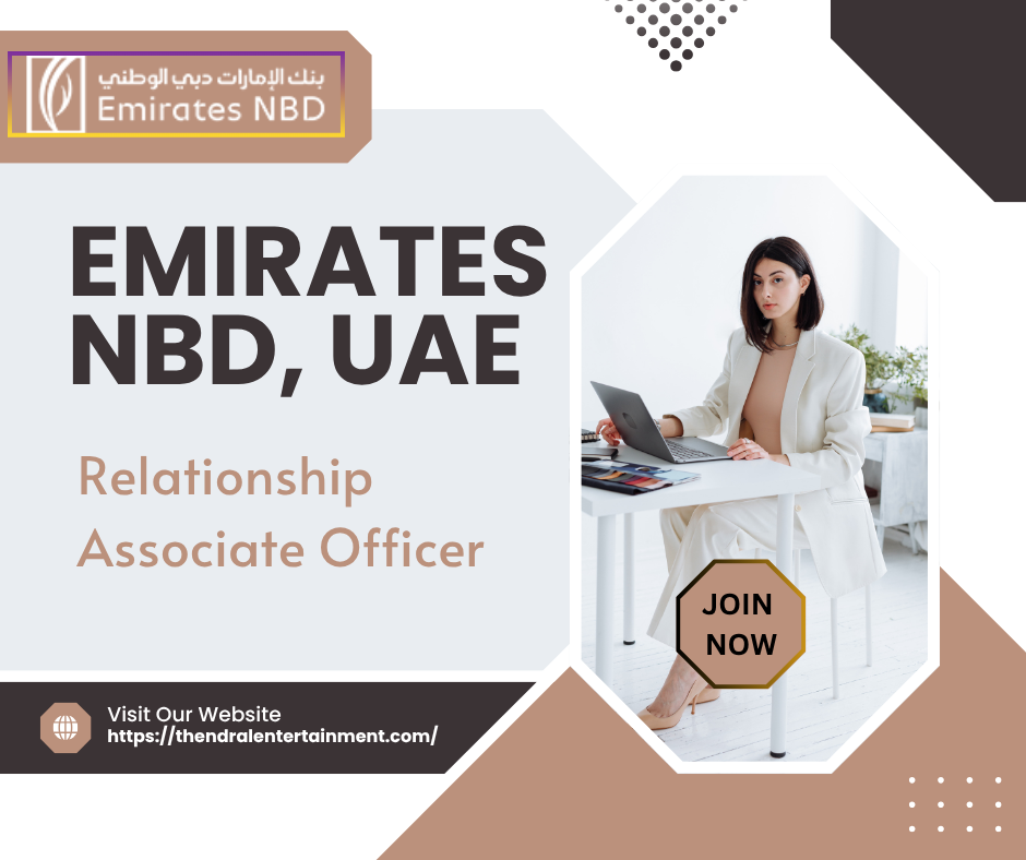 Emirates NBD Relationship Associate Officer UAE Job Vacancy