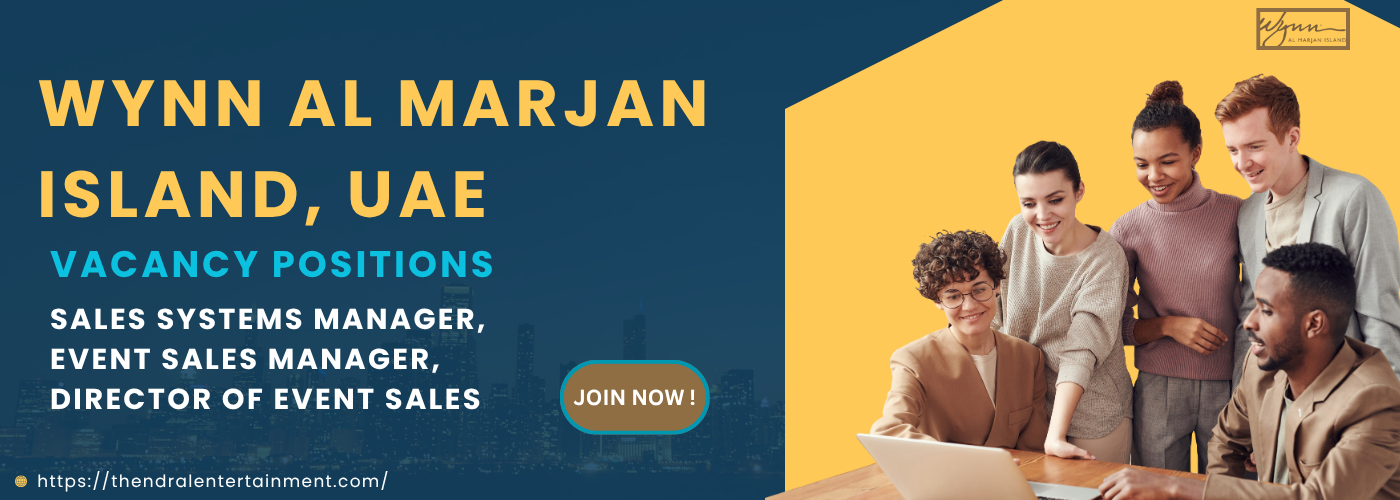 Amazing Wynn Al Marjan Island Sales Systems Manager UAE, 25