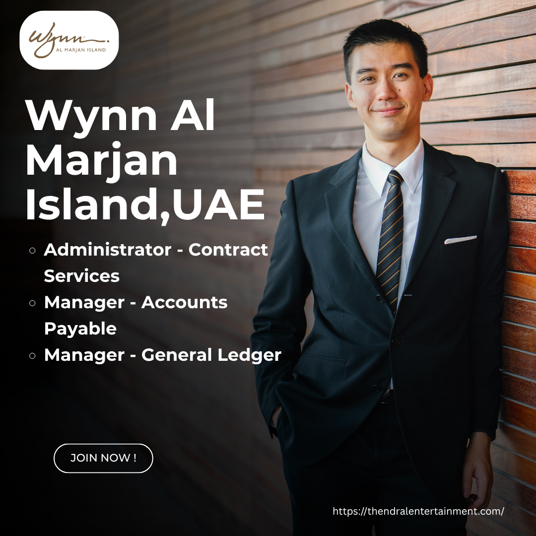 Amazing Wynn Al Marjan Jobs UAE | Apply Before 31 August 25