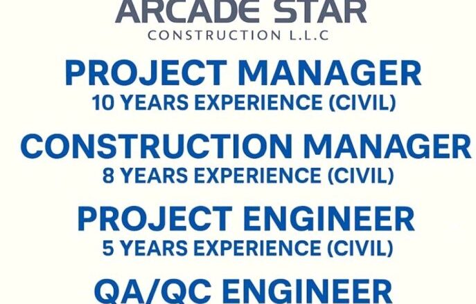 🚀 Amazing Arcade Star Construction Civil Engineer Vacancy United Arab Emirates, 2025
