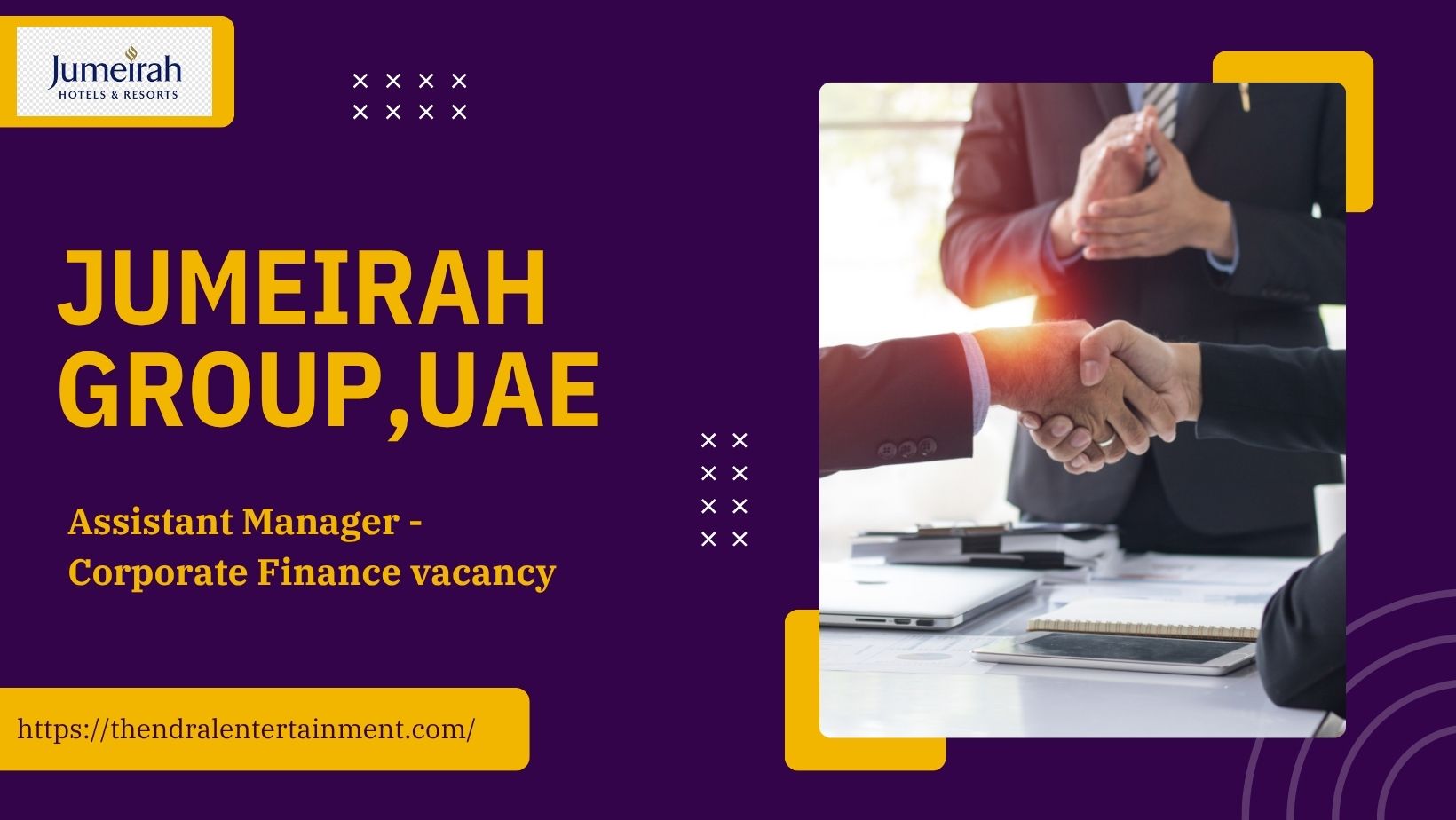 🌟 Amazing Opportunity: Jumeirah Group - Assistant Manager Corporate Finance Vacancy in United Arab Emirates (Apply Before 01/09/2025)