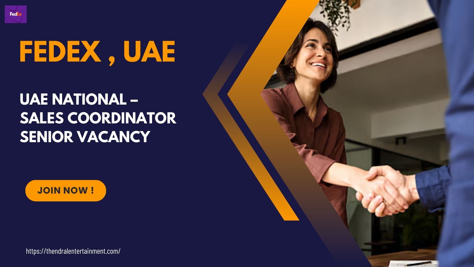 π Powerful FedEx β UAE National Sales Coordinator Senior Vacancy in the United Arab Emirates | Apply Before 30 August 2025.