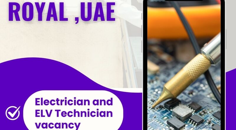 🌟 Amazing Atlantis The Royal Electrician and ELV Technician Jobs UAE, 2025