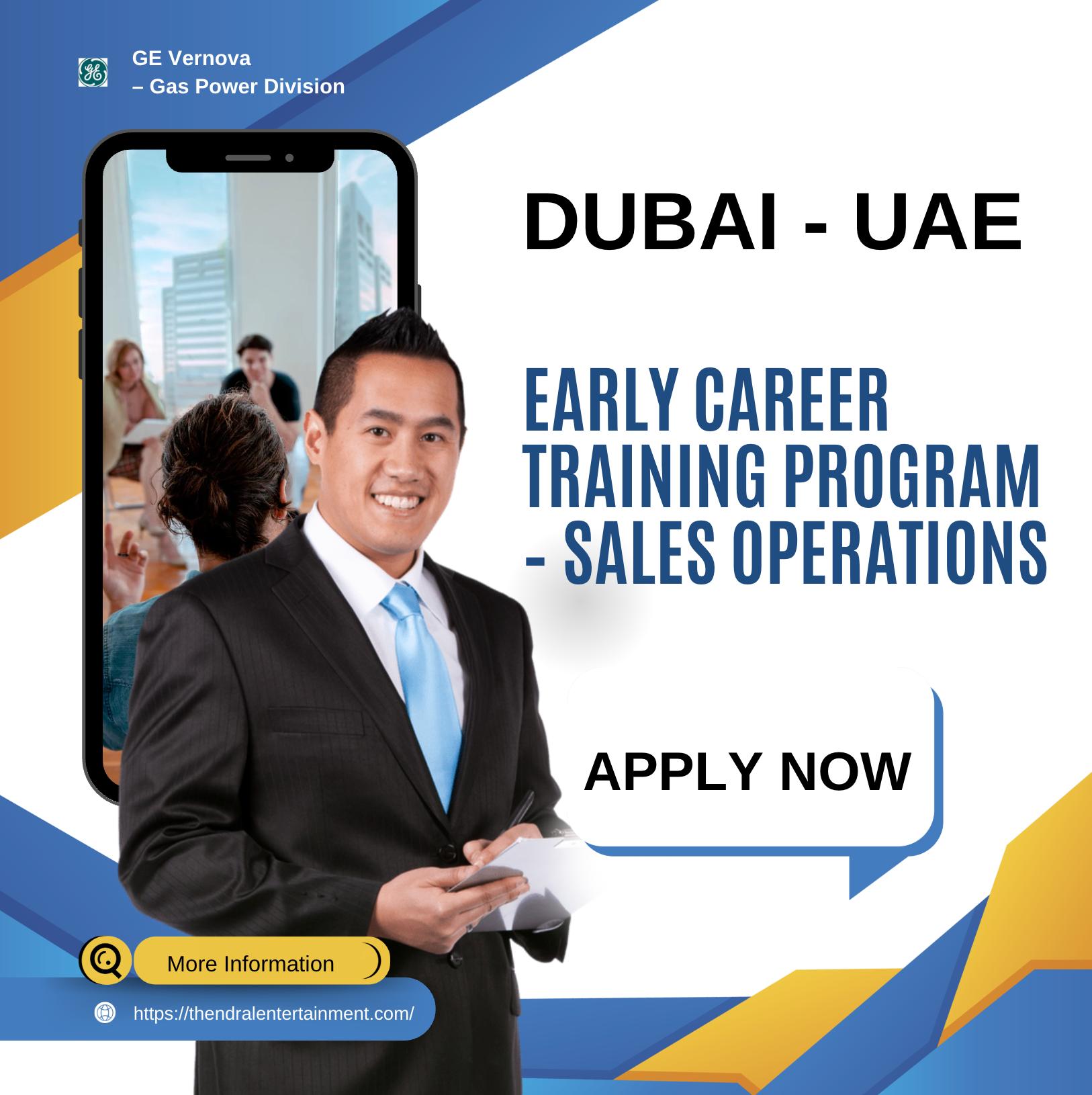 GE Careers UAE 2025 – Join Early Career Training Program in Dubai for Sales Operations Now
