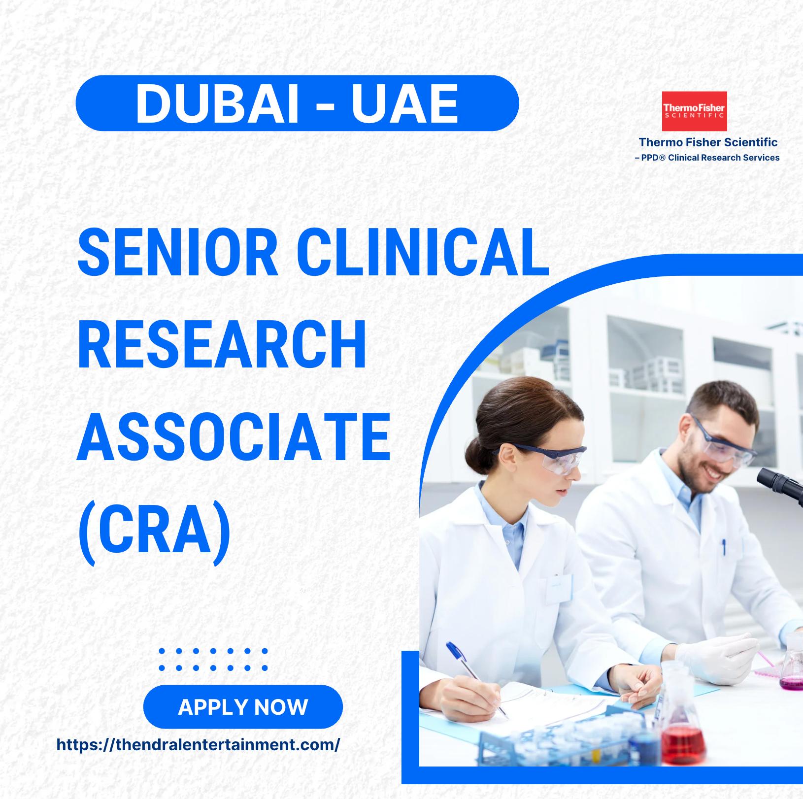 Dubai Pharmaceutical Jobs 2025 – Join Now for Senior CRA Careers with Thermo Fisher