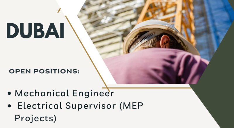 Dubai Mechanical Engineer Jobs 2025 – High Demand Roles in Leading MEP Projects with MBM Gulf
