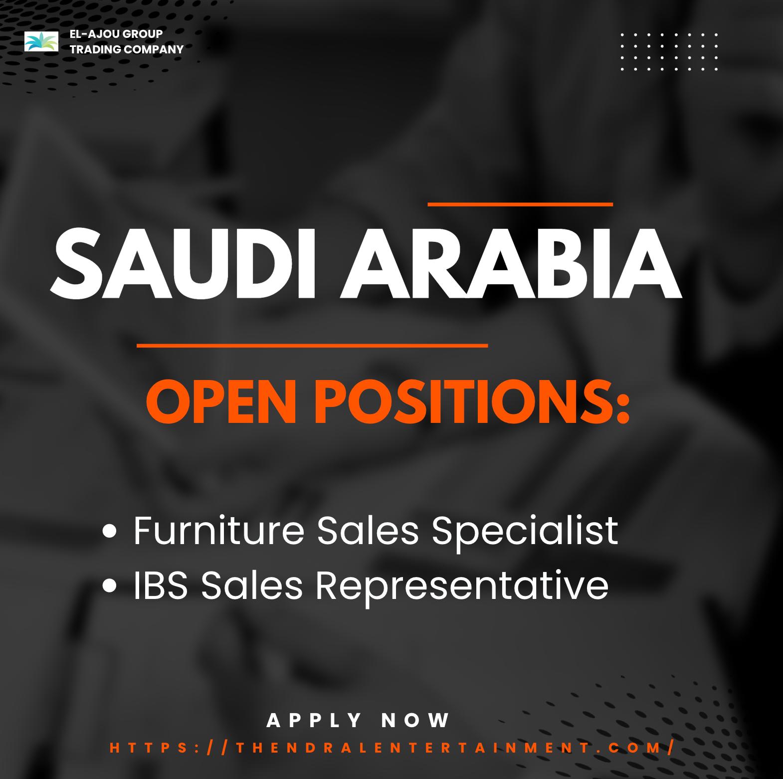 El-Ajou Group Careers Saudi Arabia 2025 – Exciting Furniture Sales Specialist Jobs