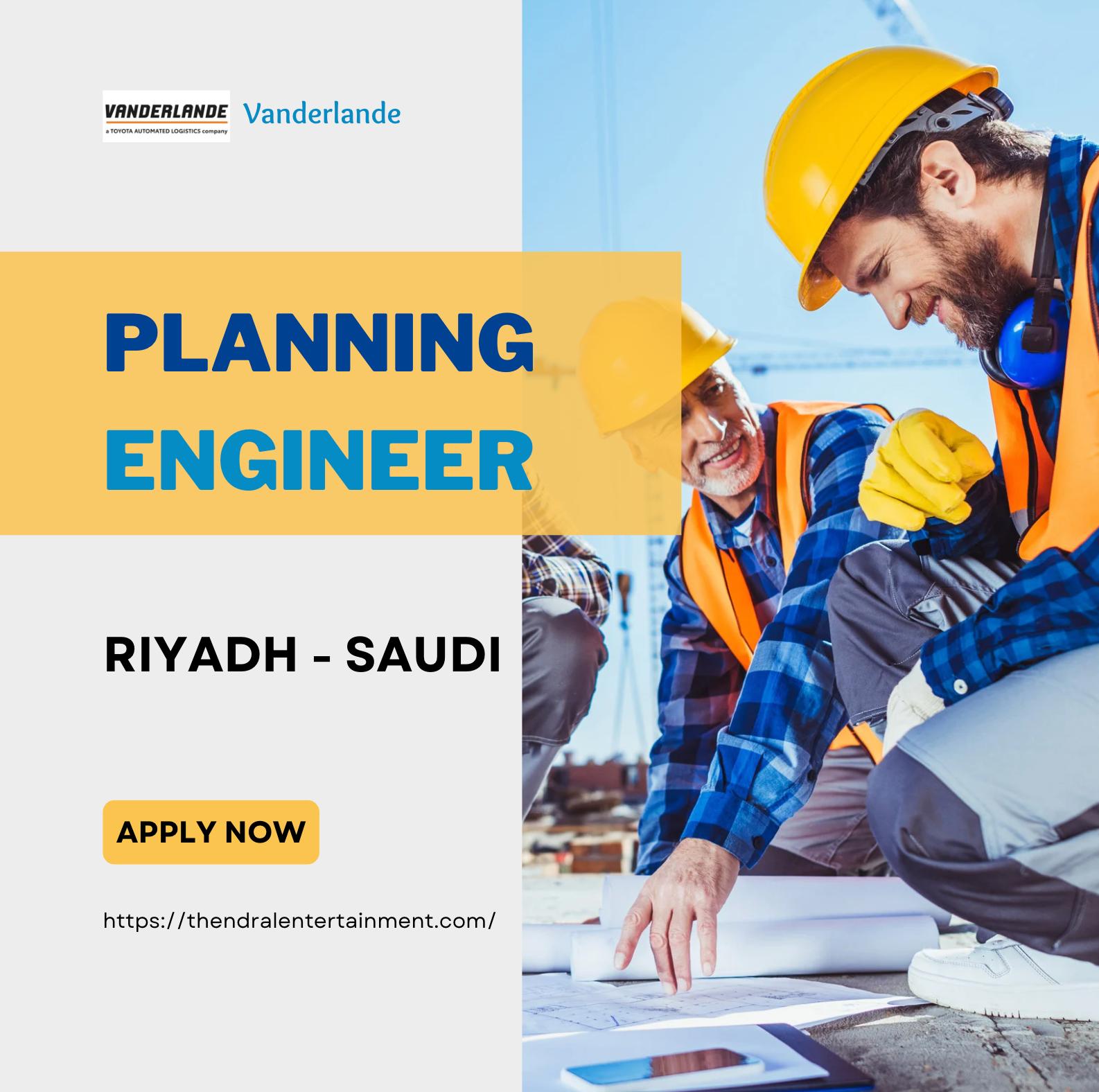Planning Engineer Jobs Saudi Arabia 2025 – High Growth Career with Vanderlande in Riyadh