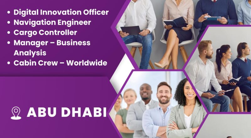 Etihad Careers in Abu Dhabi 2025 – Five High Growth Digital & Aviation Roles Open Now