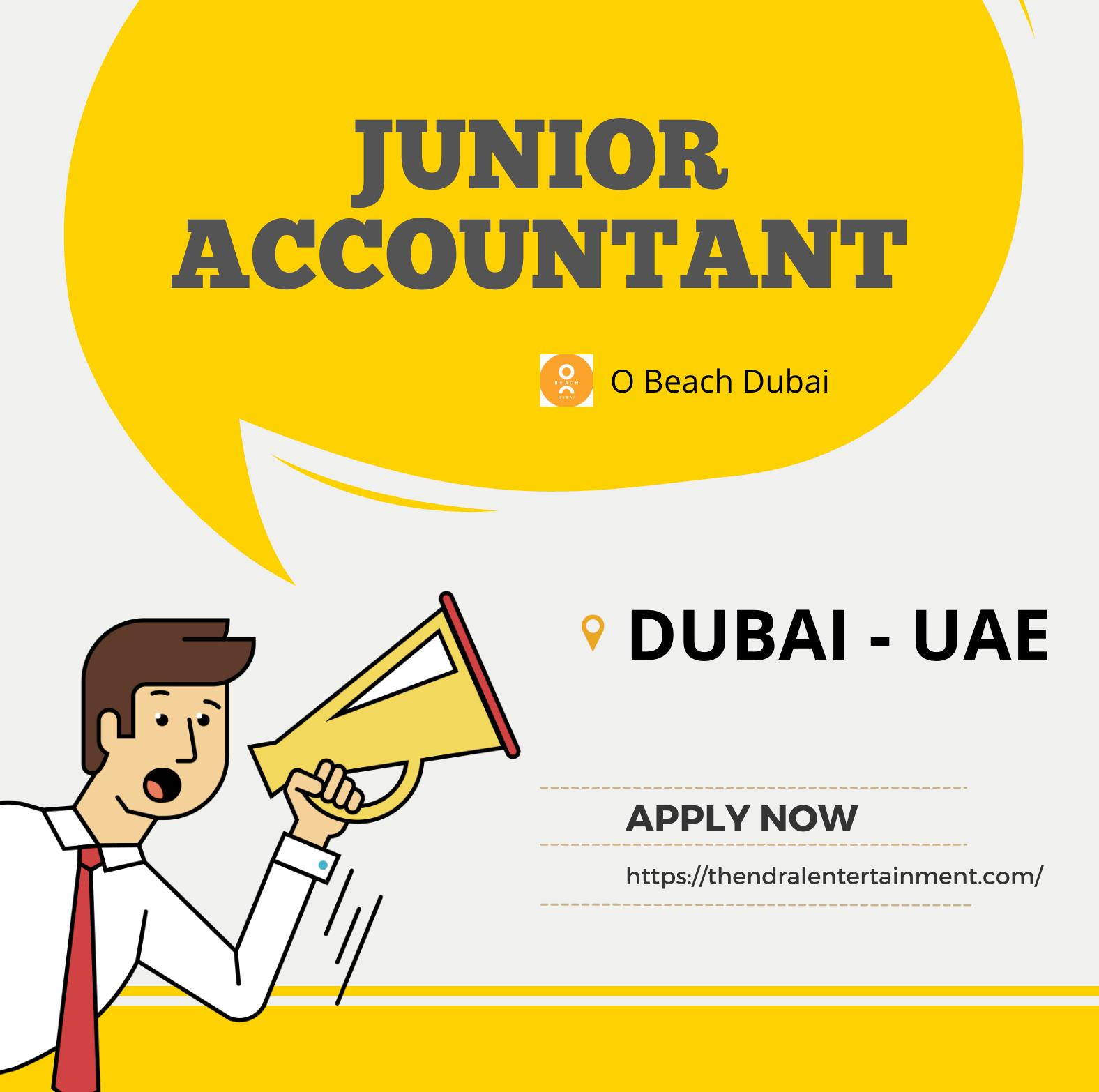 Dubai Hospitality Jobs 2025 – Exciting Junior Accountant Role at O Beach Dubai