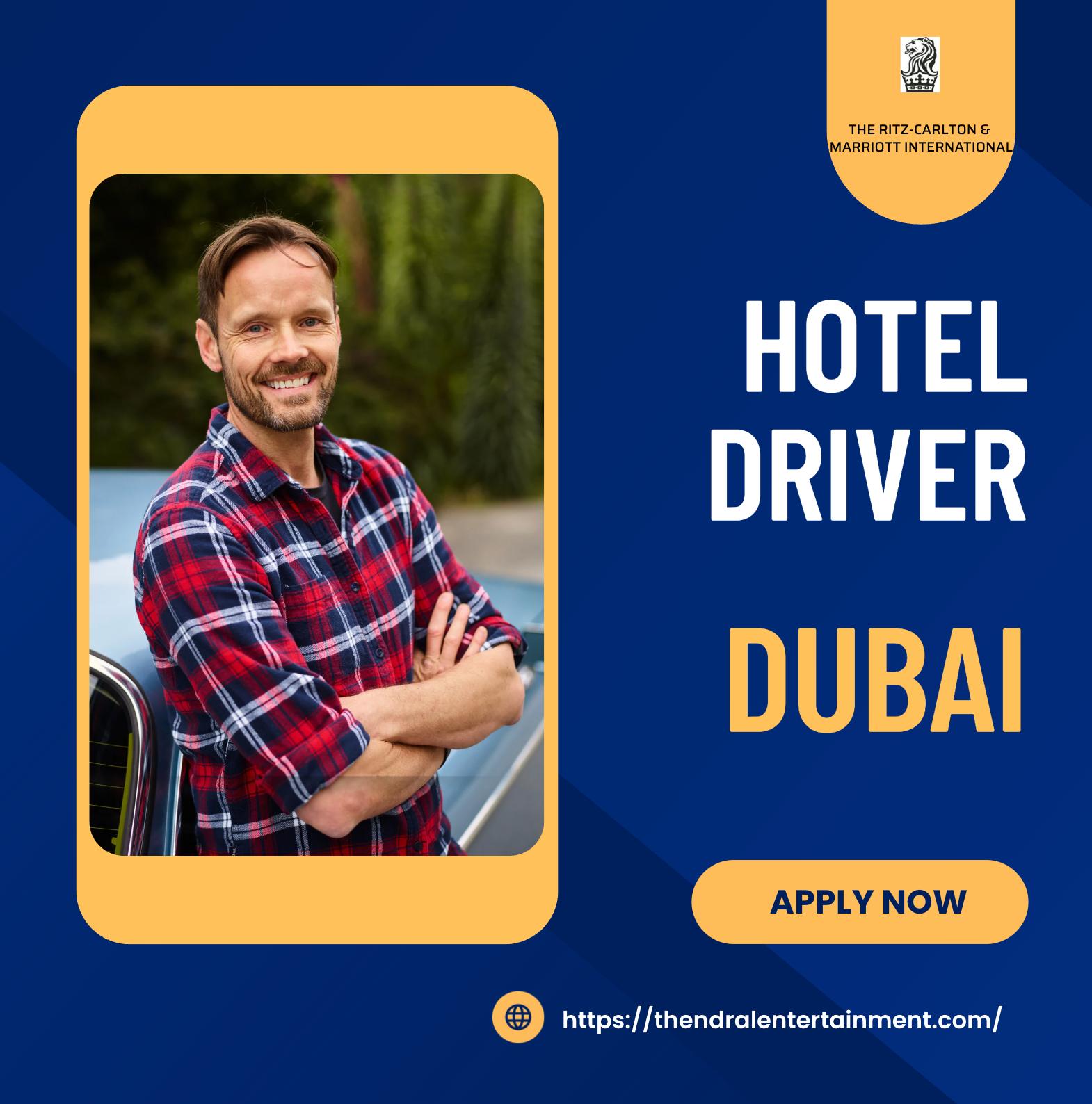 Dubai Hotel Driver Jobs 2025 – Join The Ritz-Carlton and Drive Your Career Forward