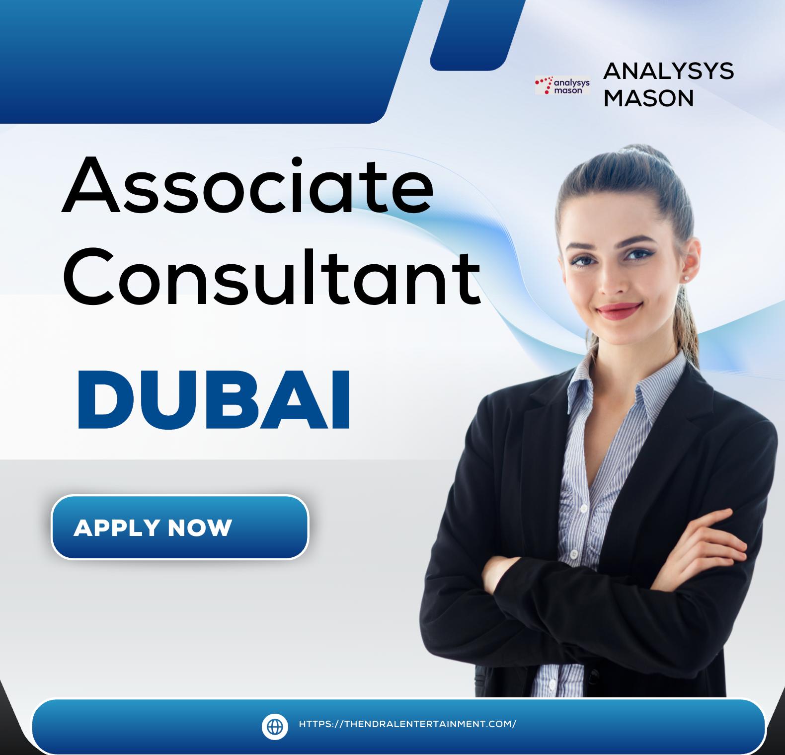 Dubai Consulting Jobs 2025 – Join Now as Associate Consultant Role at Analysys Mason