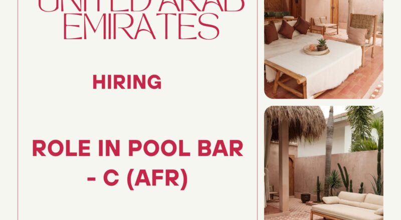 Emaar Careers UAE 2025 – Join the Pool Bar Team at a 5-Star Fujairah Resort Now