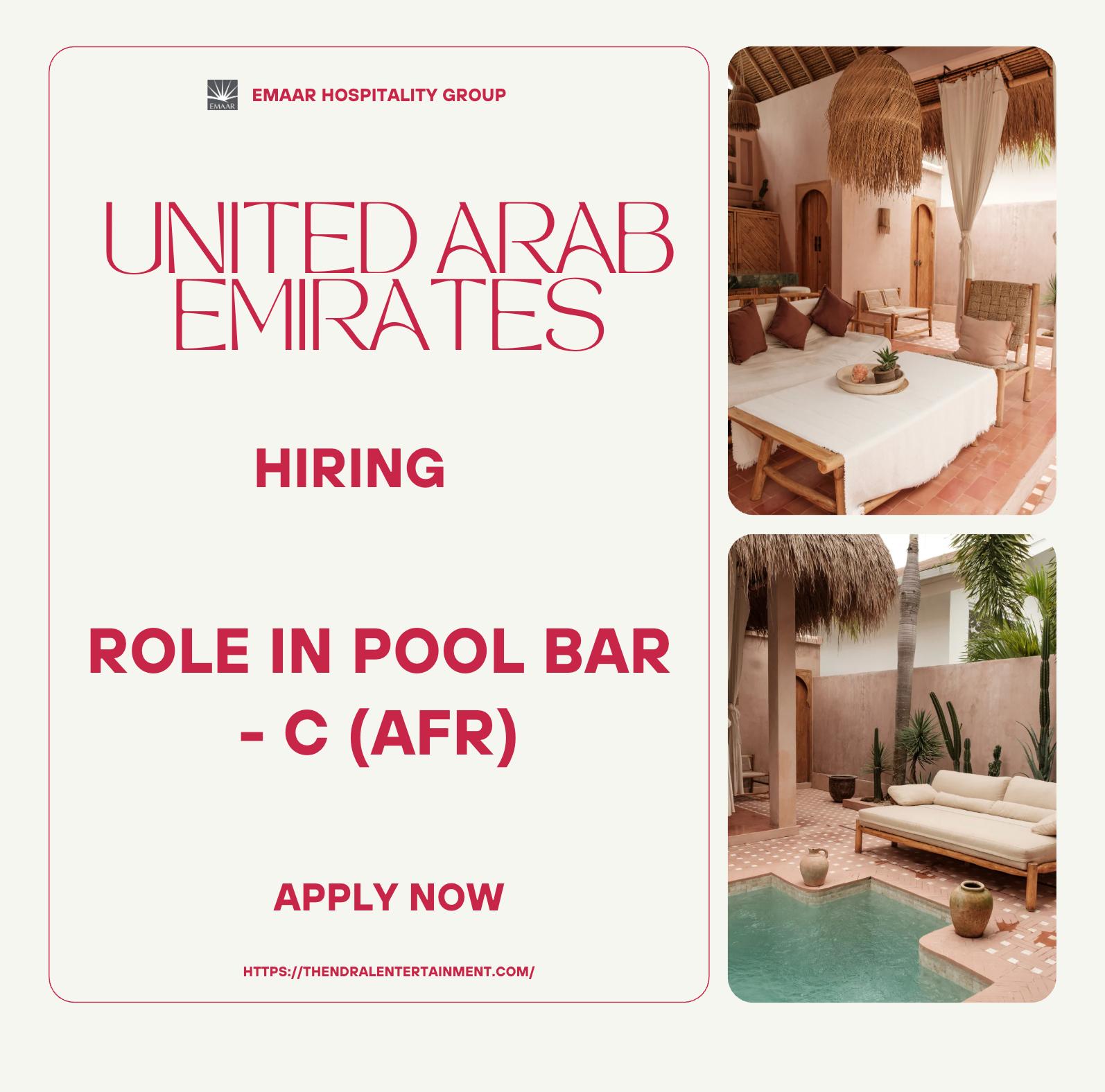 Emaar Careers UAE 2025 – Join the Pool Bar Team at a 5-Star Fujairah Resort Now