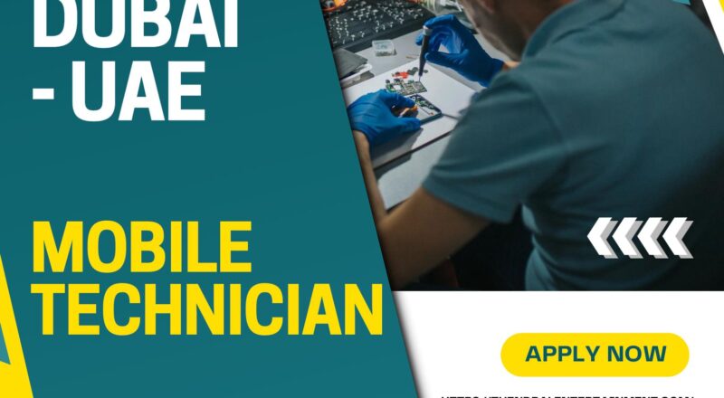 Mobile Technician Jobs in Dubai 2025 – Urgent Hiring with Mahad Manpower UAE (10 Openings)